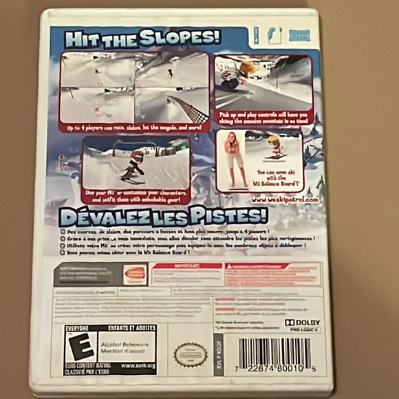 Wii Nintendo - We Ski - 2008 Bandai Namco Games - Picture 5 of 9